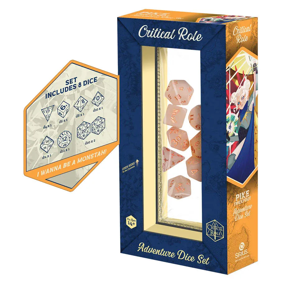 Sirius Dice Dice > Sirius Dice Vox Machina Adventure Dice: 7-Set - Pike Trickfoot 810113711935 SDZ400104