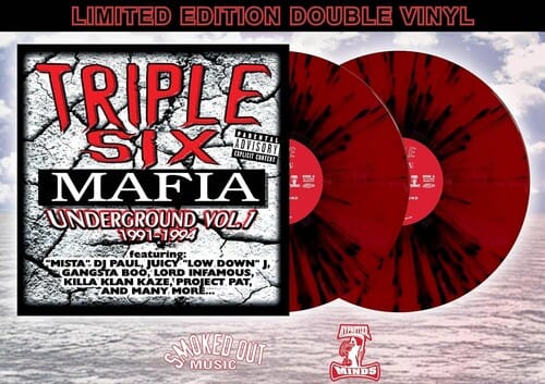Smoked Out Records Music > Vinyl Records Triple Six Mafia - Underground, Vol. 1: 1991-1994. (Colored Vinyl, Red, Black) 097037999117 SMKD9991.1