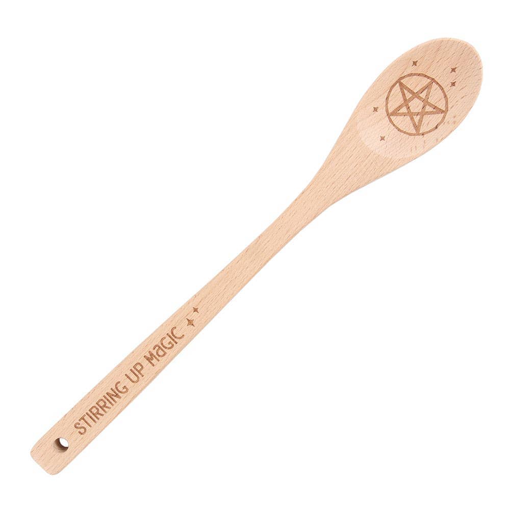 Something Different Home > Decor > Kitchen Stirring Up Magic Wooden Pentagram Spoon 5056131142145 WN_71923