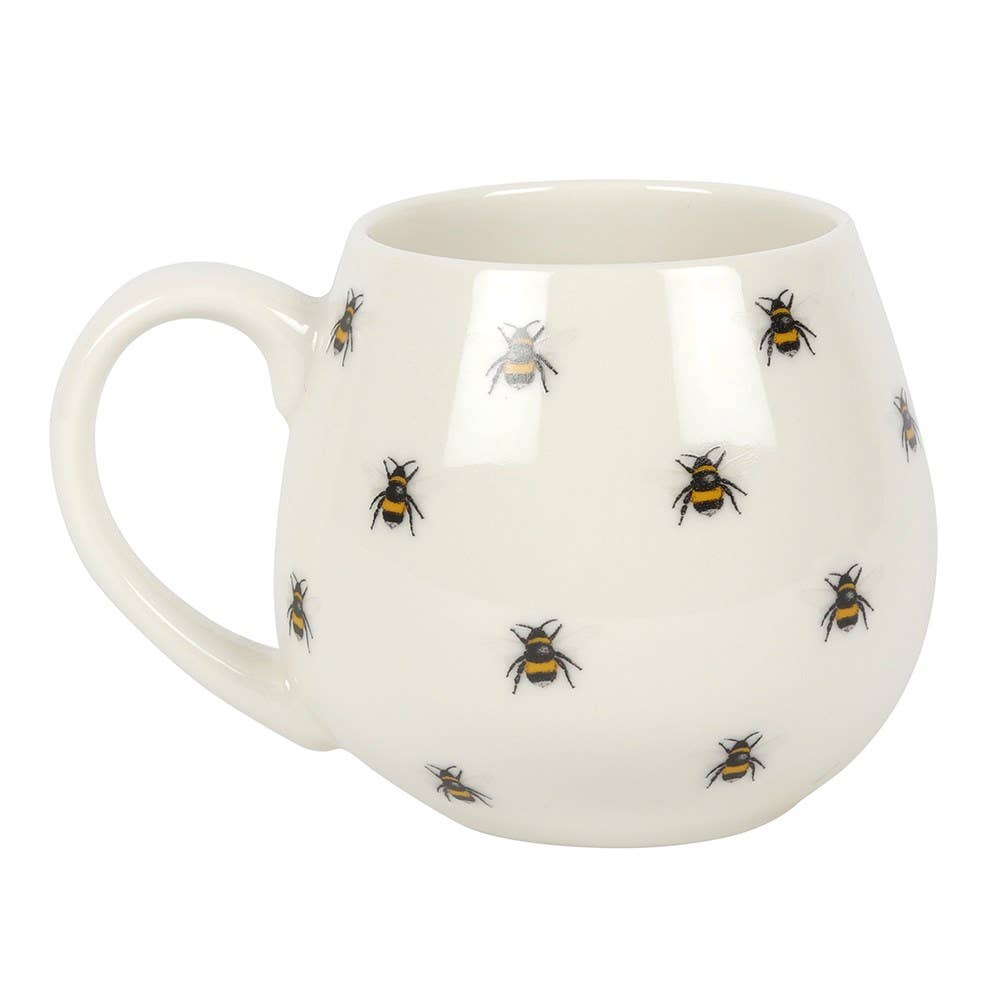 Something Different Home > Drinkware > Mugs Bee Printed Rounded Mug 5056131117525 DP_08931