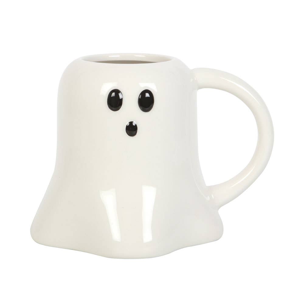 Something Different Home > Drinkware > Mugs Ghost Shaped Spooky Halloween Mug 5056131141346 HB_64223