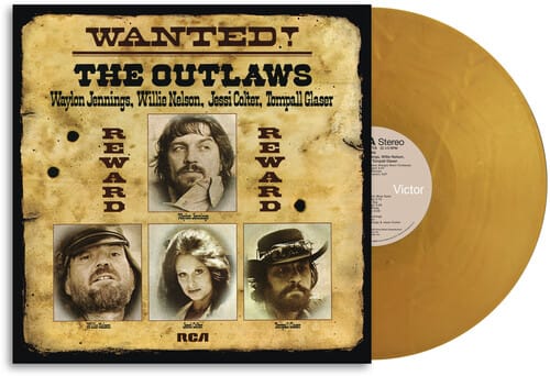 Sony Legacy Music > Vinyl Records Waylon Jennings - WANTED! The Outlaws (Colored Vinyl, Gold, 150 Gram Vinyl, Anniversary Edition) 199584630212 SNYL846302.1