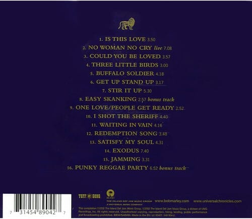 Sony Music > Compact Discs Bob Marley - Legend (Bonus Tracks, Remastered) [CD] 731454890427 ISL548904.2