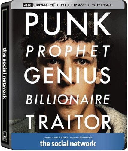 Sony Pictures Movies > Blu-Ray > 4K 4K: The Social Network (Steelbook) 043396641259 CTR64125UHD