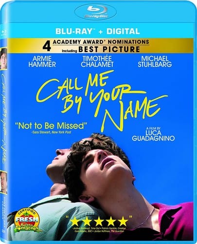 Sony Pictures Movies > Blu-Ray BR: Call Me by Your Name 043396523814 CTR52381BR