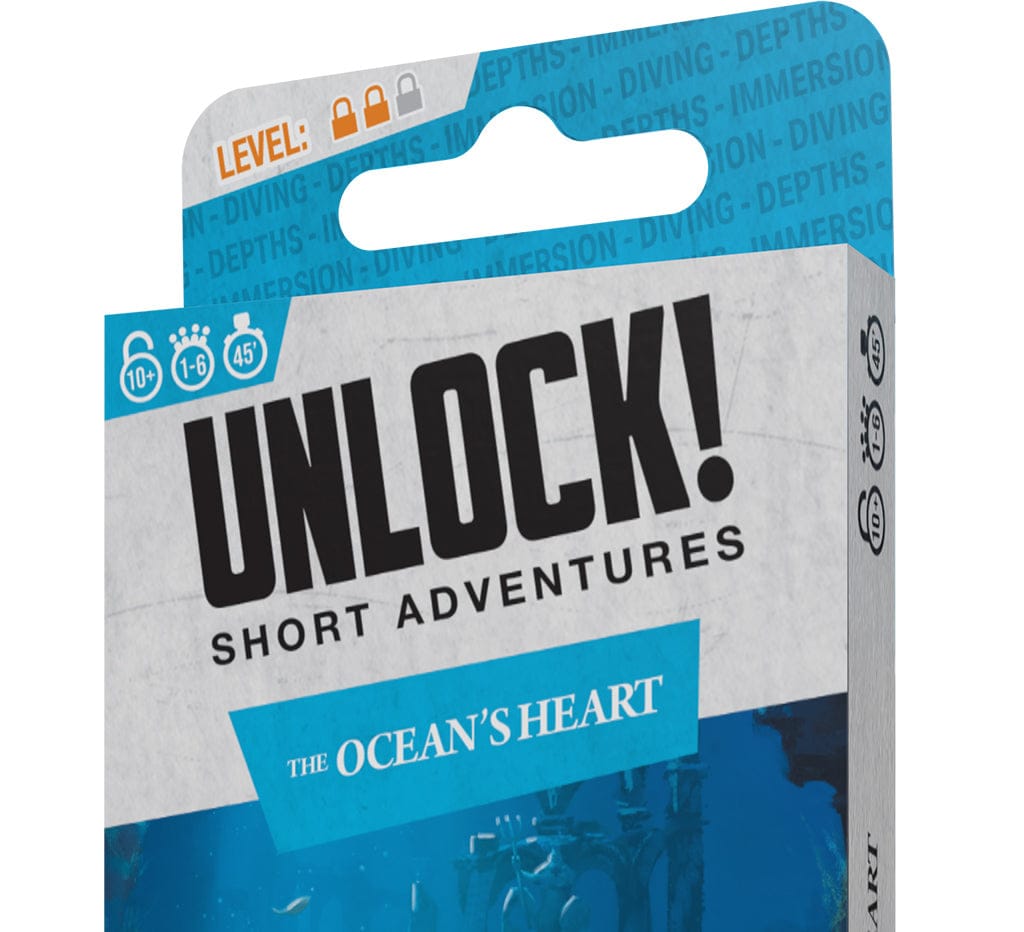 Space Cowboys Card Games UNLOCK! Short: The Ocean's Heart 3558380136378 SCUNLSH12EN