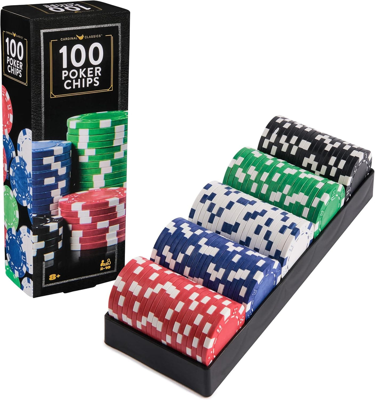 Spin Master Board Games > Accessories Cardinal Classics: Colored Poker Chip Set - 100pc 681147056862 6072407