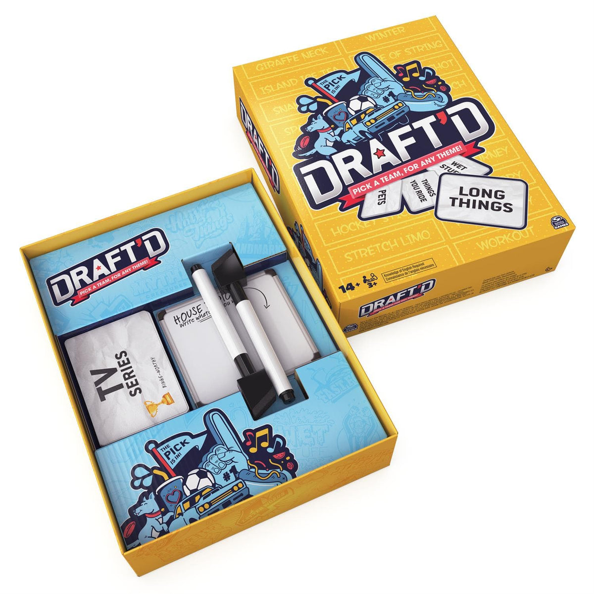 Spin Master Board Games > Card Games SPIN MASTER: DRAFT'D GAME 681147027251 6070739