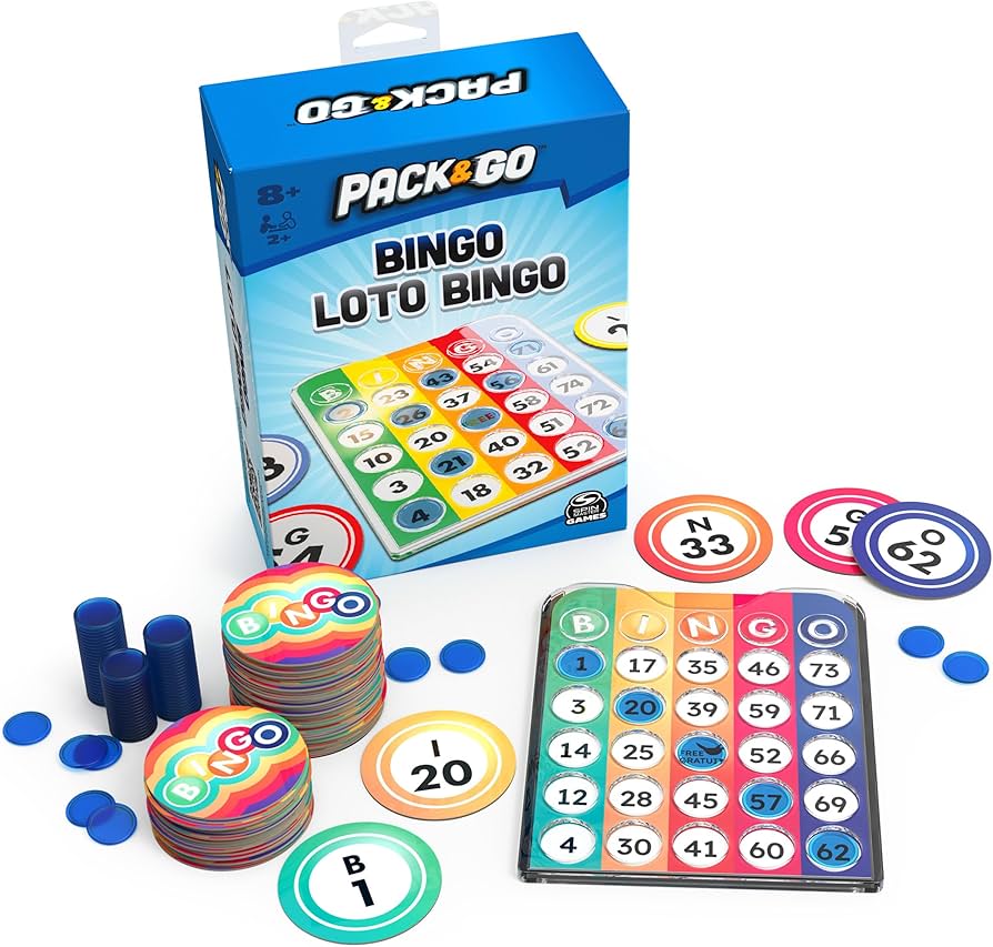 Spin Master Board Games > Card Games SPIN MASTER: PACK & GO BINGO 6065980