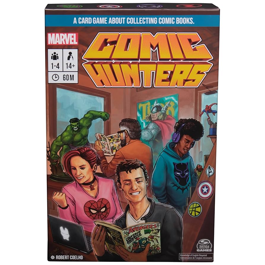 Spin Master Board Games > Card Games SpinMaster: Marvel - Comic Hunters Card Game 681147022850 6070364