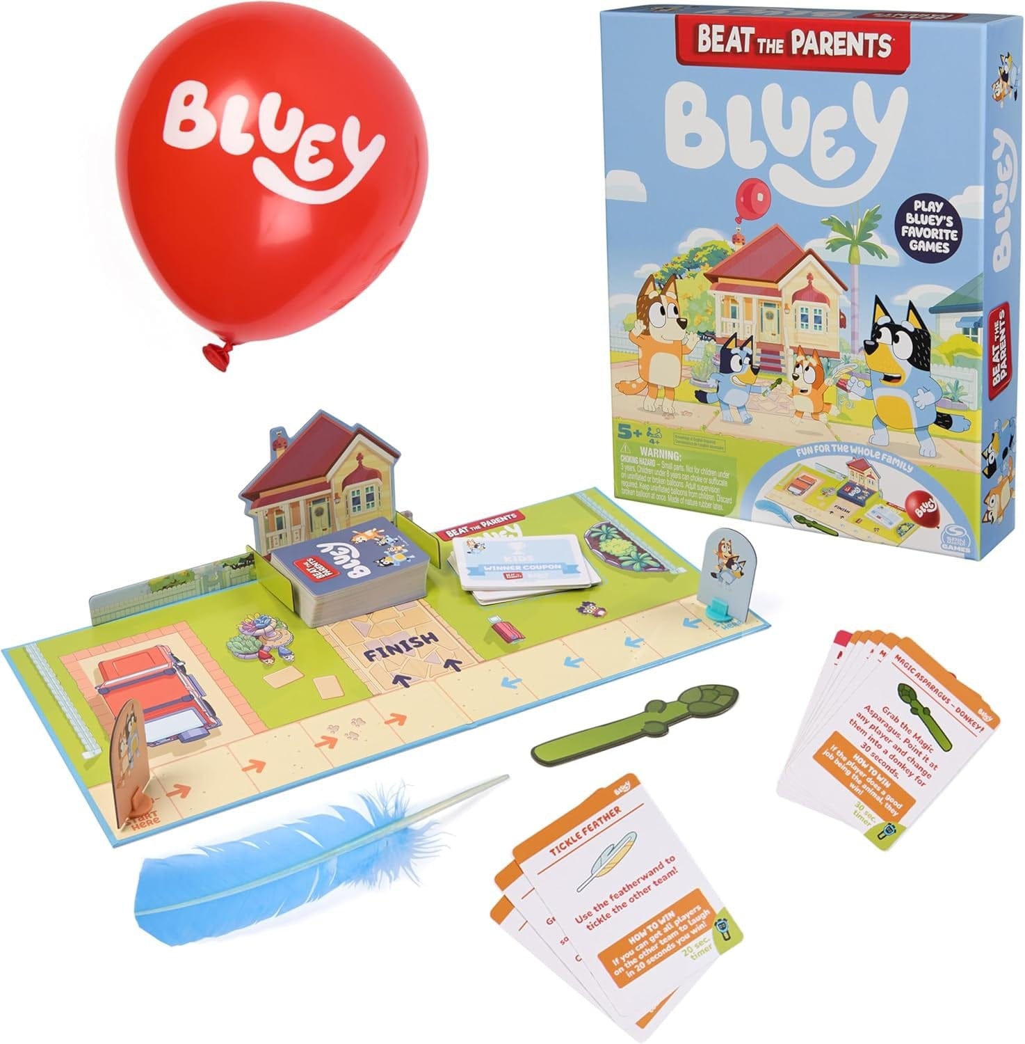 Spin Master Board Games > Large Box Games Bluey: Beat the Parents 681147050976 6072029