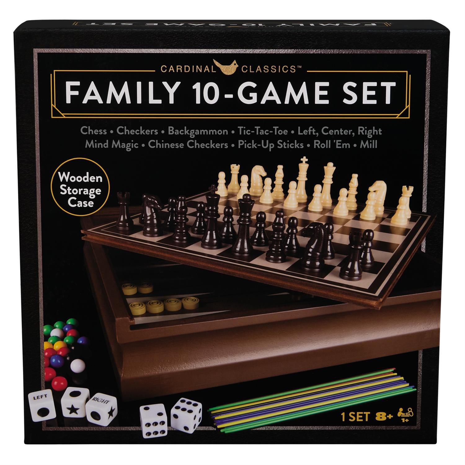 Spin Master Board Games > Large Box Games Cardinal Classics: Family 10-Game Set 778988443347 606584