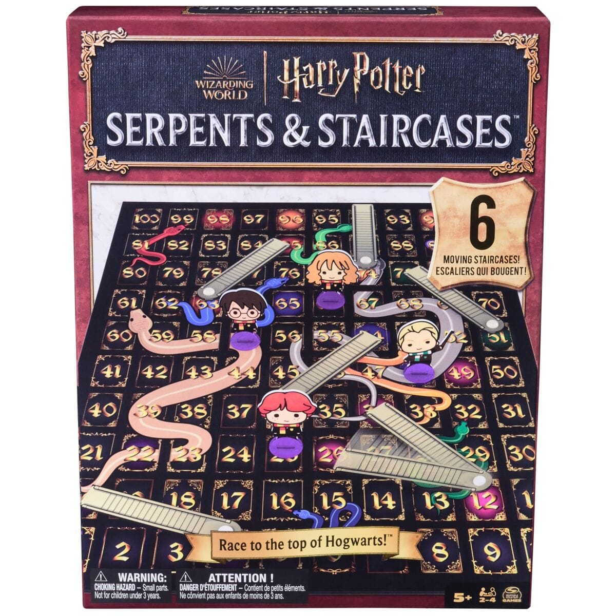 Spin Master Board Games > Large Box Games Wizarding World of Harry Potter: Serpents & Staircases 681147011755 6069717