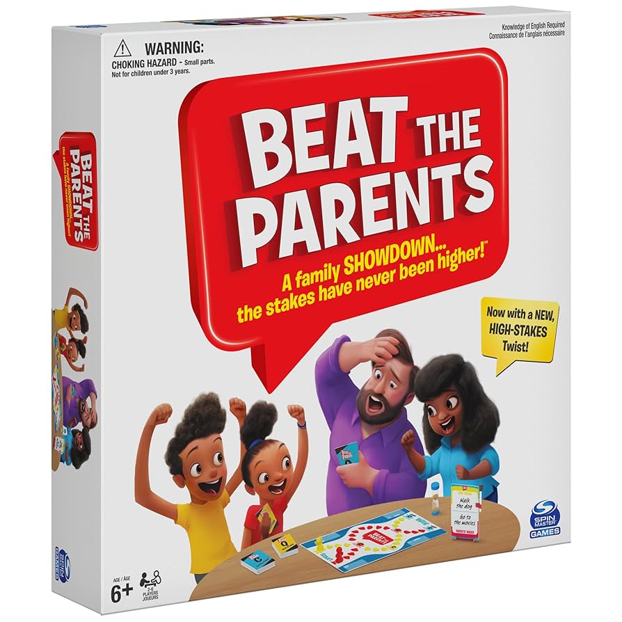 Spin Master Games > Kids Games Beat the Parents: Classic Family Trivia Game 778988338544 6061048