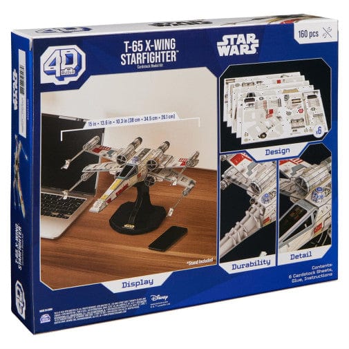 Spin Master Model Kits > Other Model Kits 4D Build: Star Wars - T-65 X-Wing Starfighter 778988505489 6068753