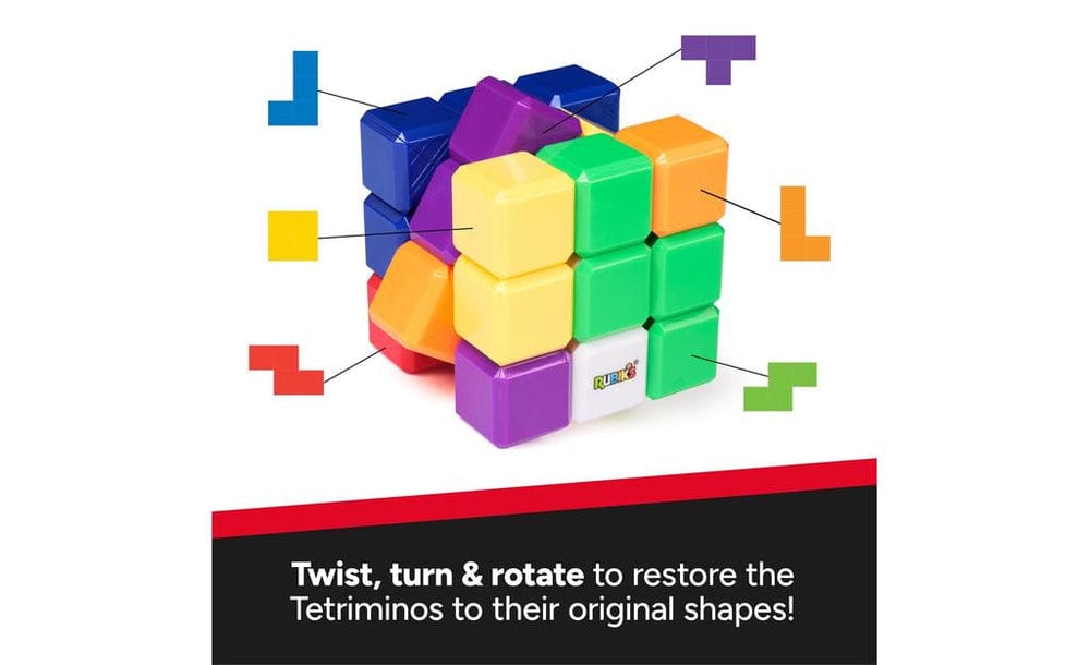 Spin Master Puzzles > 3D Puzzles RUBIKS TETRIS CUBE 681147097476 SM-6074989