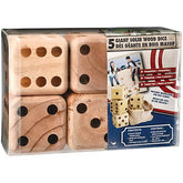 Spin Master Board Games > Small Box Games Giant Wood Dice 5pk 047754104974 104974