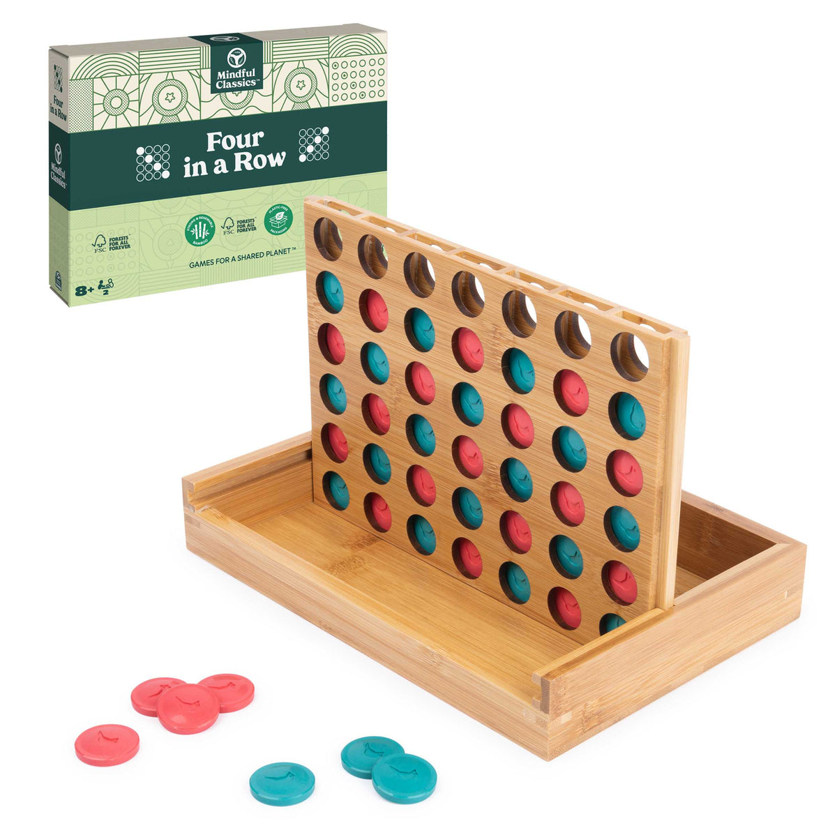 Spin Master Board Games > Small Box Games Mindful Classics: Four in a Row 778988442449 42449