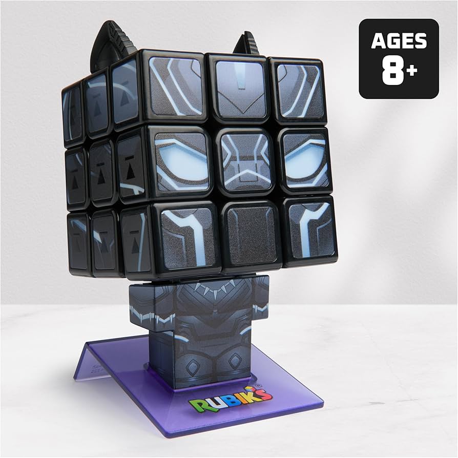 Spin Master Toys > Fidget Toys SPINMASTER: THE OFFICIAL RUBIKS - CUBERS - BLACK PANTHER 681147024793