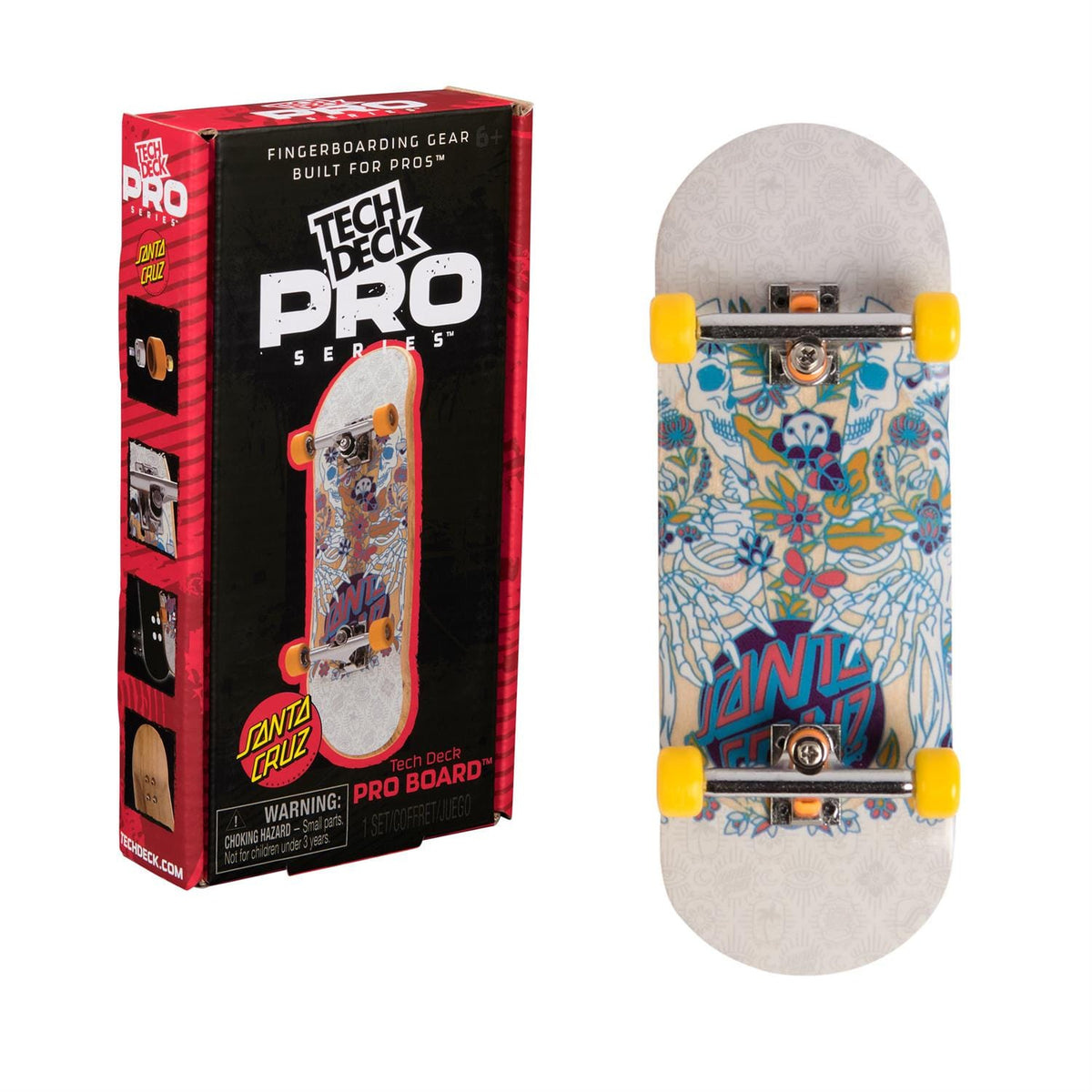 Spin Master Toys Tech Deck: Santa Cruz Pro Series Finger Board With Storage Display 681147022867 6070365