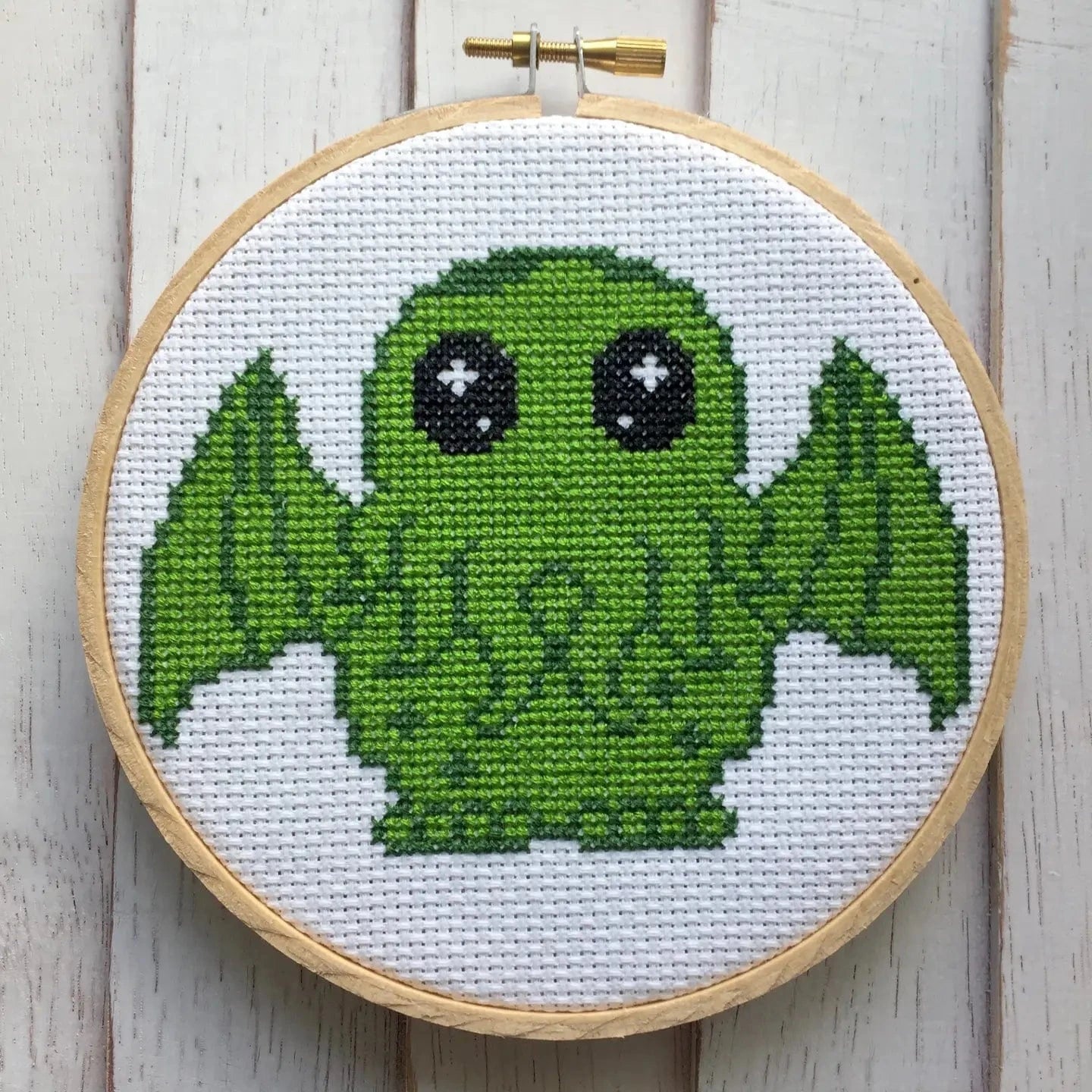 Spot Colors Hobby Supplies > Supply Kits Cross Stitch Diy Kit - Cute Cthulhu 47634787 CS081