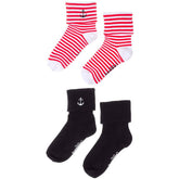 Square Deal & Recordings Apparel > Socks Socks - Sourpuss - Anchor Set Of Two 41740540 1-SOX-78538