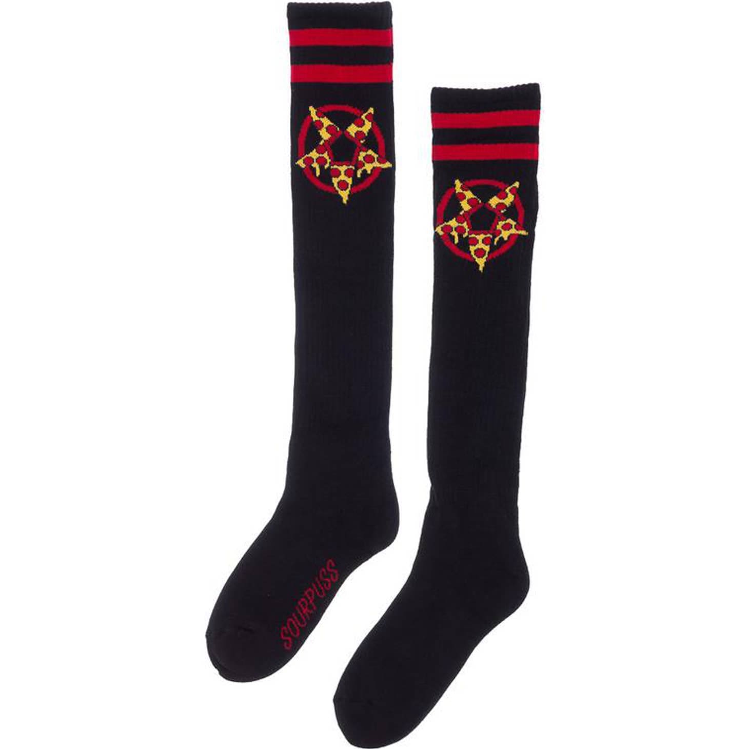 Square Deal & Recordings Apparel > Socks Socks - Sourpuss - Hail Pizza 42330364 1-SOX-78560