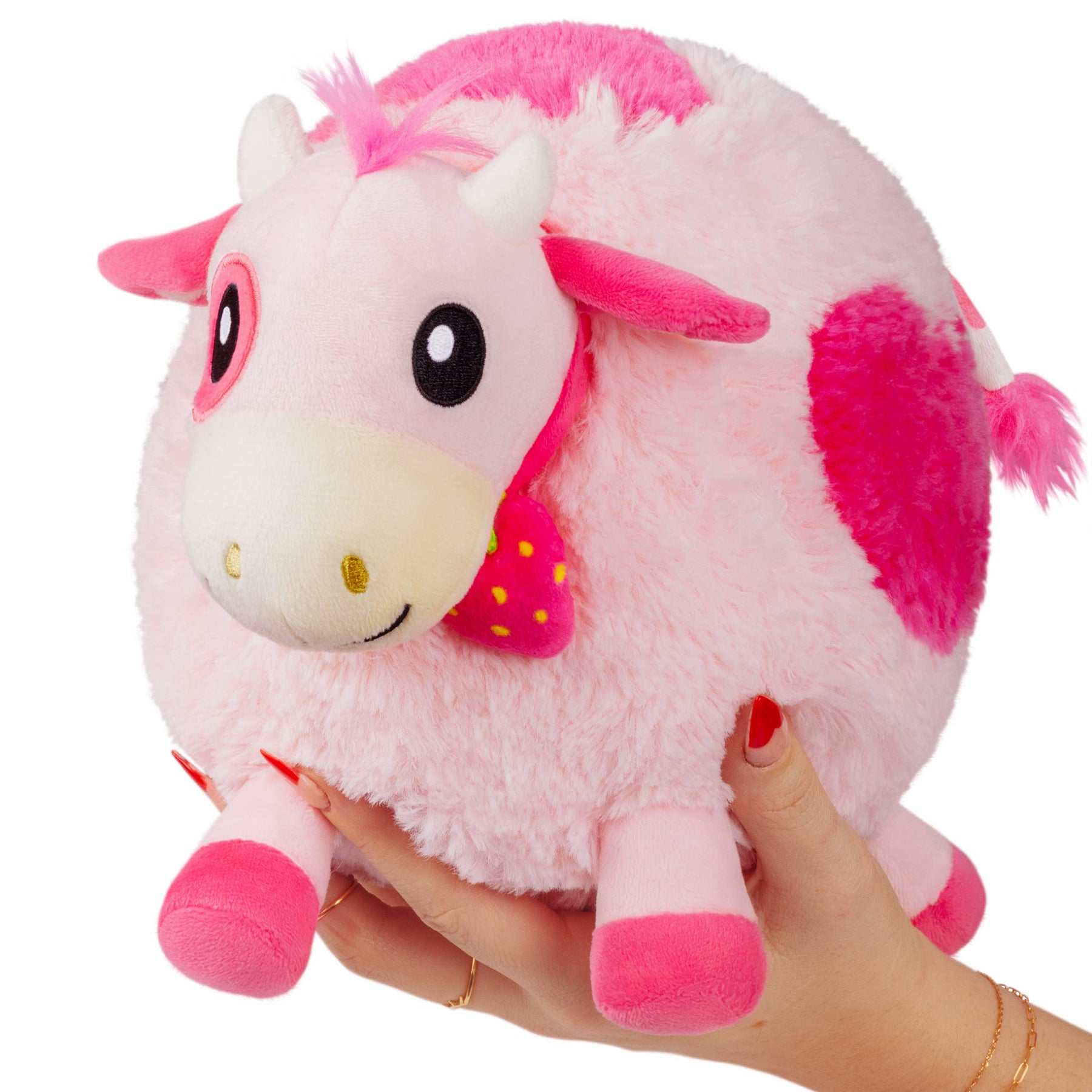 Squishable Toys > Plushies Mini Squishable Strawberry Cow 841024115048 SQU-115048