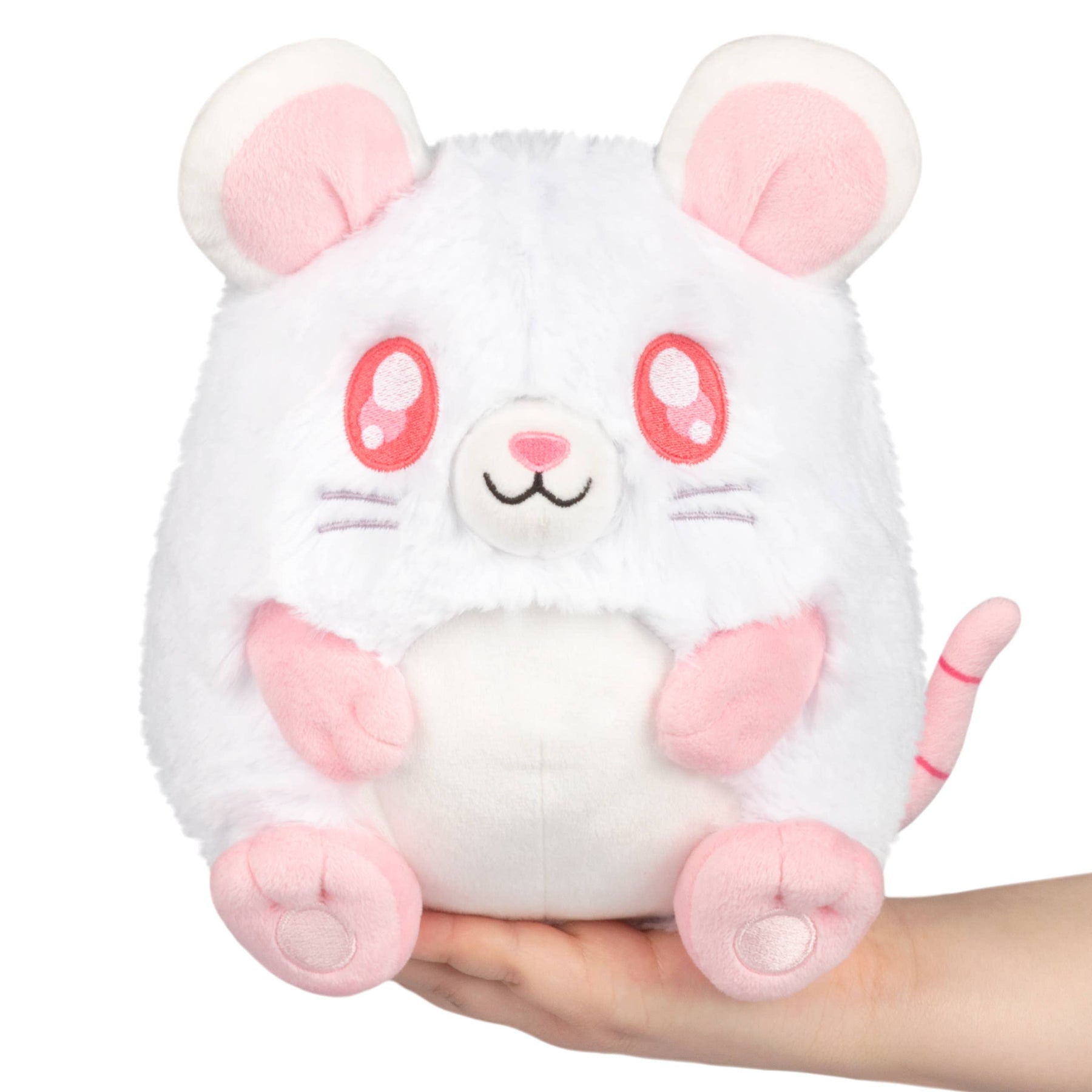 Squishable Toys > Plushies Mini Squishable White Rat 841024130140 SQU-130140