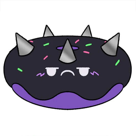 Squishable Toys > Plushies SQUISHABLE: COMFORT FOOD- GOTH DONUT 841024125986