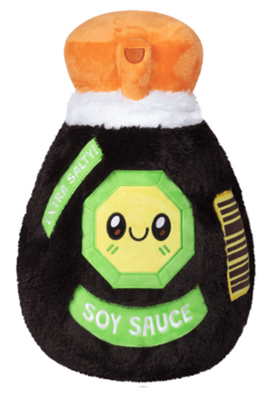 Squishable Toys > Plushies Squishable: Comfort Food - Soy Sauce 841024120653 SQU-120653