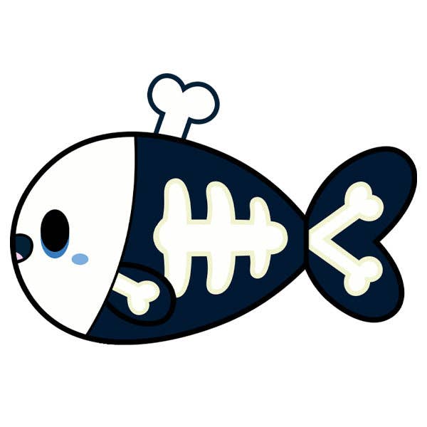 Squishable Toys > Plushies Squishable - Mini Bone Fish Plush 841024132274 SQU-132274