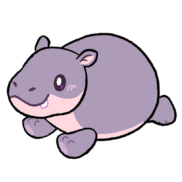 Squishable Toys > Plushies Squishable - Mini Pygmy Hippo Plush 841024129502 SQU-129502