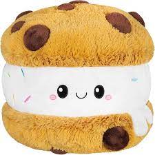Squishable Toys > Plushies SquishableL Snugglemi Snackers - Cookie Ice Cream Sandwich 5" 841024114386 11438