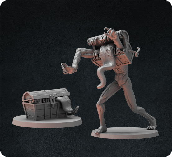 STEAMFORGED GAMES LTD Miniatures > Other Miniatures Dark Souls RPG: Hungry Mimics 5060453696323 SFL DS-RPG019