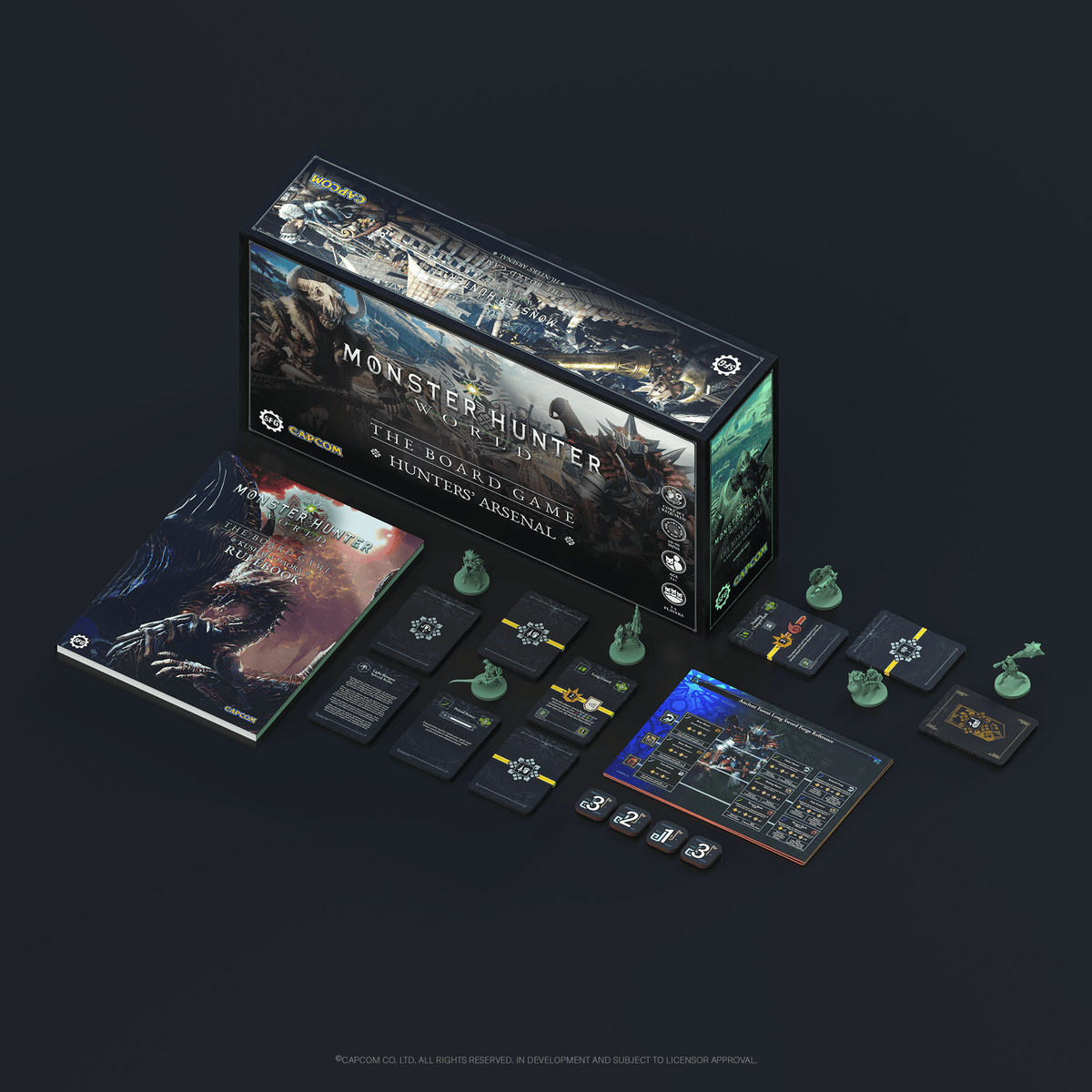 STEAMFORGED GAMES LTD Board Games > Large Box Games > Expansions Monster Hunter World - Hunter's Arsenal Expansion 5060453695913 SFL MHW-003