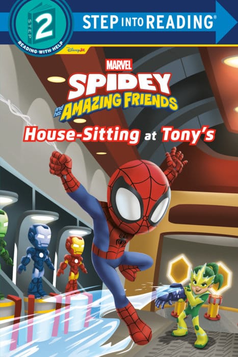Step into Reading Books > Kids Spidey and His Amazing Friends: House-Sitting at Tony's (Marvel) 9780736448390 PRH-9780736448390