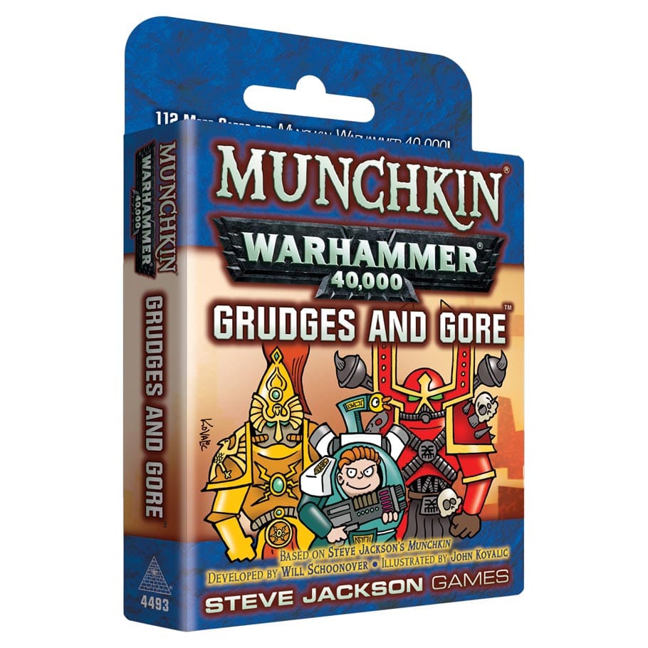 Steve Jackson Games Card Games Munchkin Warhammer 40,000: Grudges and Gore 080742094291 SJG4493