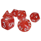 Steve Jackson Games Dice > Other Dice Munchkin Dice: Plastic 7-Die Set - Red/White 080742097360 SJG 5545A
