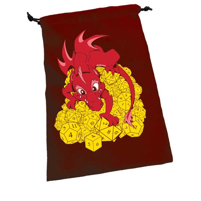 Steve Jackson Games Game Supplies > Dice Storage Dice Dragon Dice Bag 080742096059 SJG5212