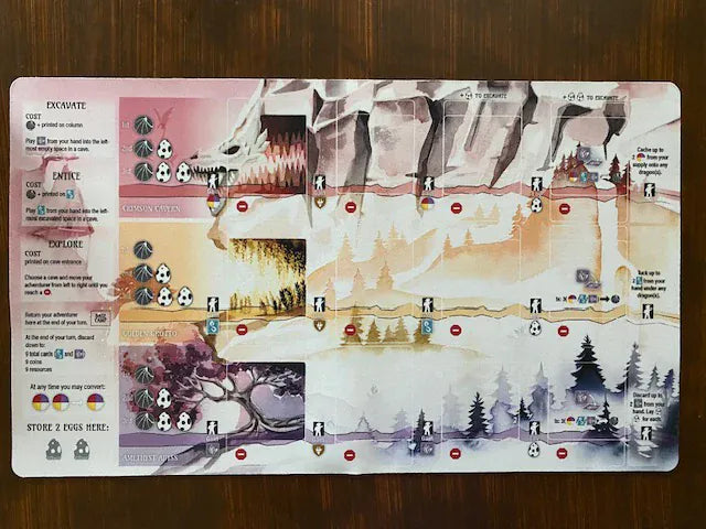 Stonemaier Games Game Supplies > Playmats Wyrmspan: Natural Rubber Playmat 850032180801 STM852