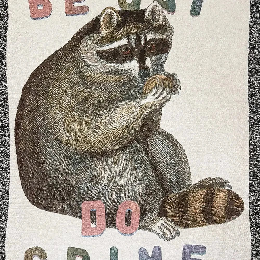 Strike Gently Co Home > Other Home Be Gay Do Crime Woven Throw Blanket 60" X 80"