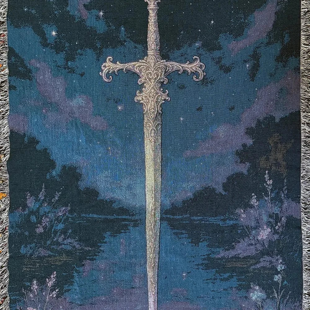 Strike Gently Co Home > Other Home Blessed Sword Woven Throw Blanket 60" X 80"