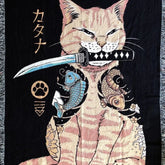 Strike Gently Co Home > Other Home Cat/Knife Woven Throw Blanket 60" X 80"