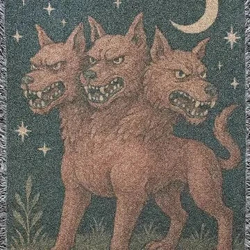 Strike Gently Co Home > Other Home Cerberus Woven Throw Blanket 60" X 80"