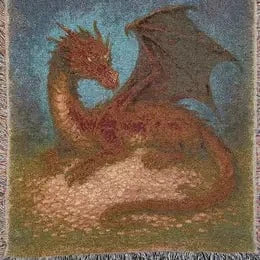 Strike Gently Co Home > Other Home Smaug Woven Throw Blanket 50" X 60"