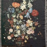 Strike Gently Co Home > Other Home Woven Blanket: Brueghel Flowers Blanket (Big Version) 95388668 bigflowers