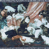 Strike Gently Co Home > Other Home Woven Blanket: Cats 07127548 SGCKAHLERCATS6080