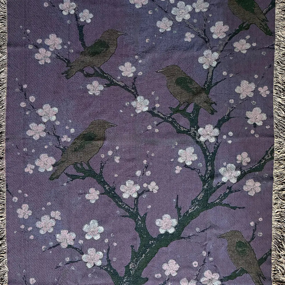 Strike Gently Co Home > Other Home Woven Blanket: Crows 94446332 crowsdark