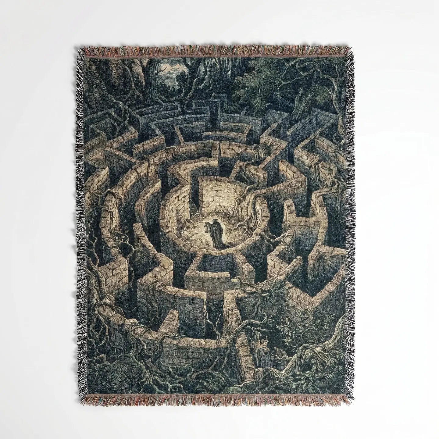 Strike Gently Co Home > Other Home Woven Blanket: Labyrinth 17056252 labyrinth